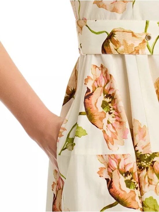 Cara Cara Caro Poplin Midi Dress $695 NEW without tag - Picture 4 of 9